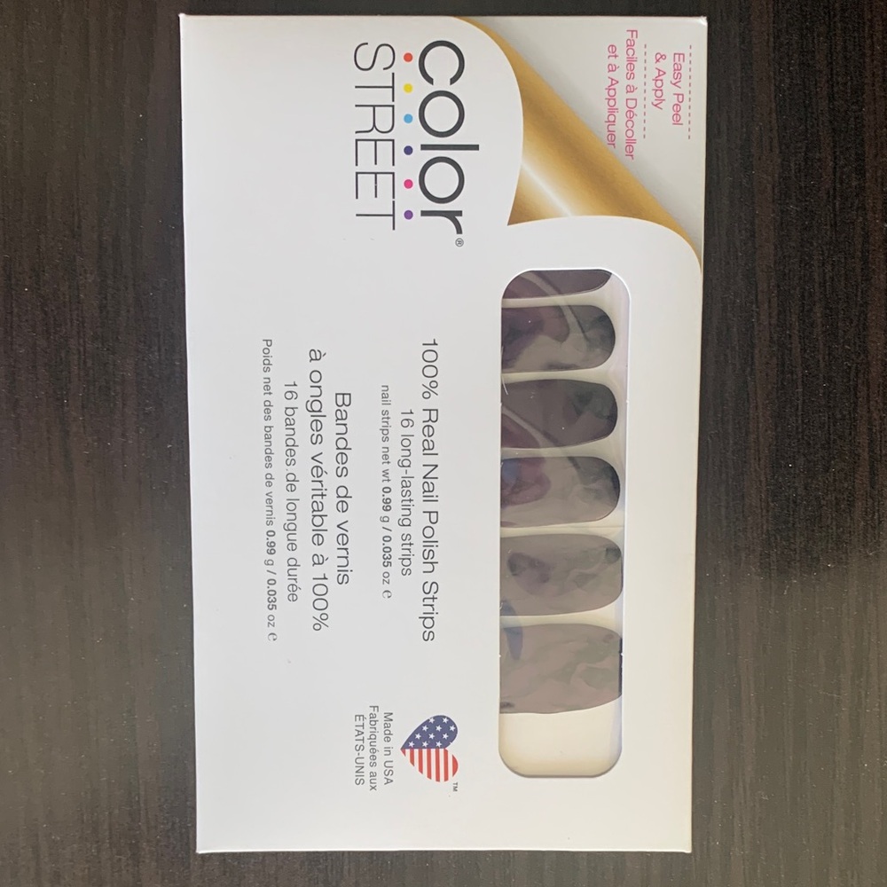 Color Street Deep Purple Nail Strips